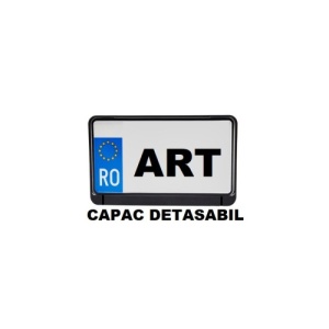 Suport numar inmatriculate Moto cu capac detasabil in fata 25x15cm - Img 1