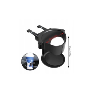 Suport pahar prindere grila ventilatie cu 3 adaptoare Cod: B-1101 - Img 2