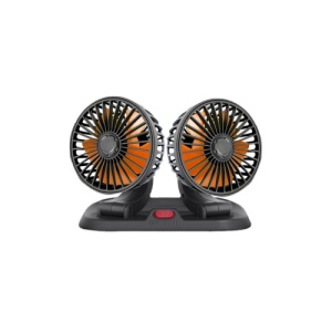 Ventilator auto dublu cu mufa USB 12-24V Cod:FS-1308 - Img 3