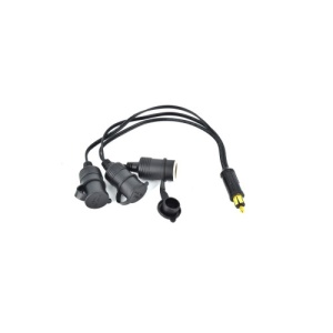 Adaptor cu cablu priza bricheta DIN la Standard cu 3 capete Max AMP: 12V20A / 24V10A Cod: MC021 - Img 2