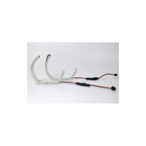 Angel Eyes compatibil BMW seria 3 F30, F31, seria 5 F10 cu halogen COD: 6122-C1 - Img 3