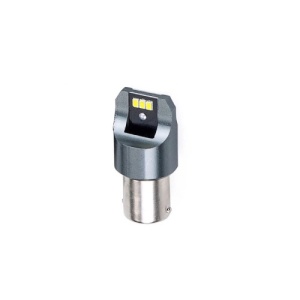 Bec 2 faze BAY15D T.V. P21/5W 6SMD 3020 12V CANBUS nonpolar 320 lumen Lumina alba Cod: SPT06-1157-W - Img 1