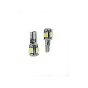 Bec Led T10 5 SMD 5050 Canbus culoare Alb 12V HL - Img 1