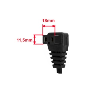 Cablu alimentare frigider auto, 2m, conector tip "Cygaro", 12/24V - Img 4