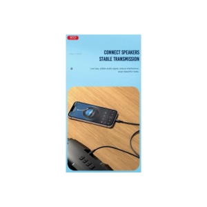 Cablu audio adaptor tata Lightning la tata JACK 3.5mm Cod: XO-NB-R211A - Img 2