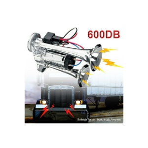 Claxon cu 2 goarne si compresor 12V Cod: CA618 - Img 3