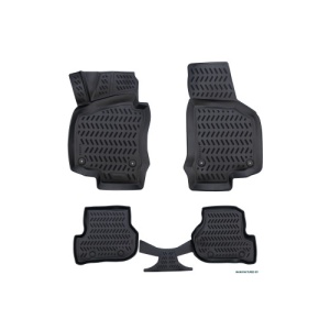Covoare cauciuc tavita compatibile Skoda Octavia II 2004-2013 Cod: 3D AP-1050 / A80-X122v2EU - Img 1