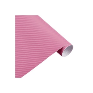 Folie carbon 3D culoare Roz latime 1.27mx1m - Img 1
