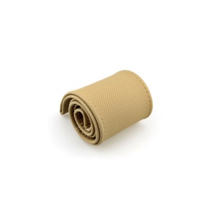Husa volan piele cu gaurele marimea M culoare Bej Cod: LUXA399 - Img 3