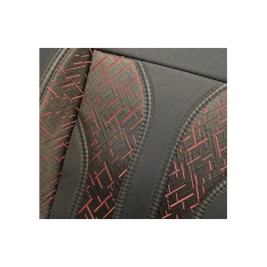 Huse scaun auto universale pentru fata culoare Negru cu Rosu 1+1 Cod: HNG1+1B - Img 2