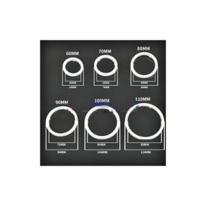 Inele angel eyes LED COB 12V waterproof Diametru: 80 mm Cod: HH-YG80 - Img 3
