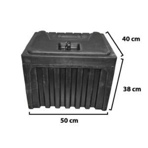 Lada pentru scule fara suport, din plastic negru 380x400x500 mm Cod: DISCK32 - Img 2