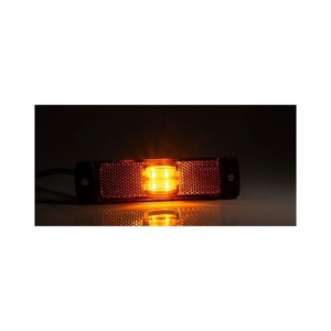 Lampa gabarit 100x32, LED, galbena, cu suport urechi, 12-36V, Fristom Cod: FT-017Z - Img 4