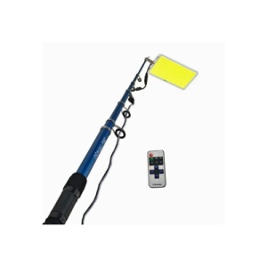 Lampa LED extensibila 4.5m, 200w 15000lm, lumina alba 6000k si telecomanda - Img 2