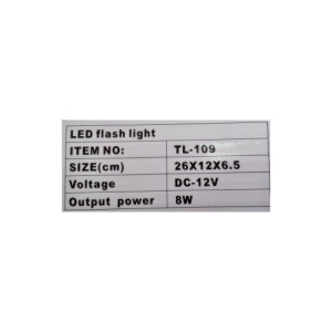 Lampa stroboscopica 8W parbriz diverse culori 12V Cod: TL109 - Img 2