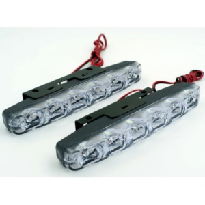 Lumini de zi DRL COB P6S 12V lumina alba - Img 1