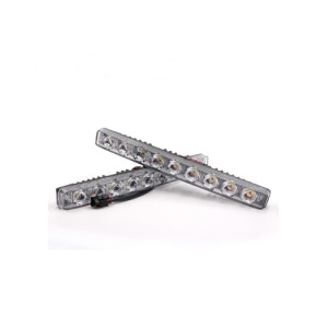 Lumini de zi DRL COB P9S lumina alba 12V - Img 3
