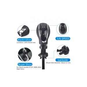 Maner schimbator din plastic compatibil Opel Astra Buick excelle GT/XT cu 2 adaptoare pentru 5 si 6 viteze Cod: SC-121 - Img 4