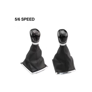 Maner si Manson schimbator imitatie piele compatibil Ford Focus MK2 cu 2 adaptoare pentru 5 si 6 viteze Cod: SC-150 - Img 4