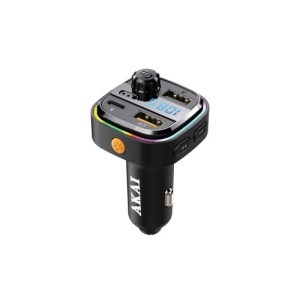 Modulator Akai FM cu Bluetooth si functie de incarcare Cod: FMT-26BT - Img 1