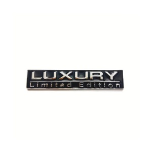 Ornament metalic "LUXURY" 7.5cmx1.5cm Cod: JST-01 - Img 1