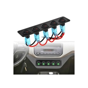 Panou cu 5 intrerupatoare 12V 20A Cod: SPA32 - Img 4