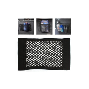 Plasa elastica / organizator portbagaj tip buznar cu scai si banda dublu adeziva S 25x30cm Cod: EM-30 - Img 1