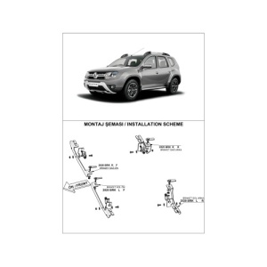 Praguri laterale compatibile Dacia Duster I 2009-2018 Cod: V1-173cm+UD52/BRK01 - Img 8