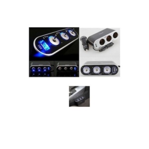 Prelungitor bricheta 3 cai ,intrerupator si USB 1000mA Cod:WF-861 - Img 2