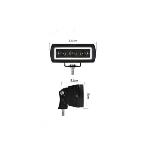 Proiector LED cu angel eyes DRL alb 1000lm Cod: ZC-3WYB - Img 5