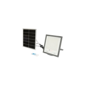 Proiector led de 200w cu panou solar 20W, baterie si telecomanda Cod: BK69712 - Img 3