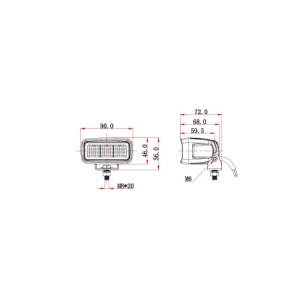 Proiector LED profesional 5700K/15W(3Led Osram x 5W) Cod:KM3229F-15W - Img 4