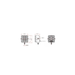 Proiector LED profesional 5700k / 45W (9 Led Osram x 5W) Cod:KM3238F-45W - Img 2
