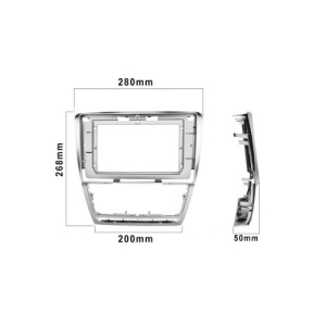 Rama Navigatie 10" cu cablaj si modul canbus compatibila Skoda Octavia II 2009-2013 Cod: NV3179 / GR1 - Img 3