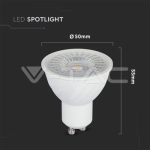Reflector LED Cip SAMSUNG GU5.3 6.5W MR16 Plastic ÃŽncreÈ›it 38` 3000K COD:207 - Img 2