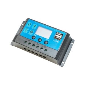Regulator tensiune pentru panou solar 10A 12V/24V 2X port USB BK87454 - Img 1