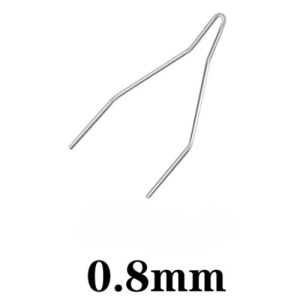 Set 100 cleme pentru pistol de reparat obiecte din plastic 0.8mm Cod: K18028-16 - Img 1