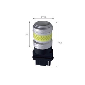 Set 2 Becuri o faza T20 7740 LED COB 12W PREMIUM Cod: W3-7440-W-EK - Img 2