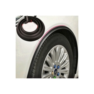Set 2 ornamente protectie aripa din cauciuc 1,6mx2,5cm culoare Neagra Cod: FS-7018 - Img 3