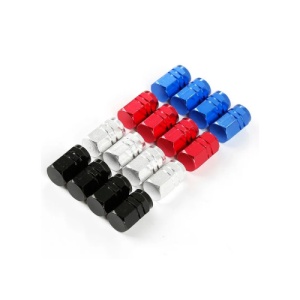 Set 4 capace valva din metal diverse culori Cod: R500 - Img 1