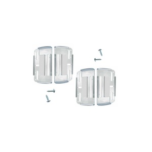 Set 4 suporti numar inmatriculare superslim transparent - Img 1