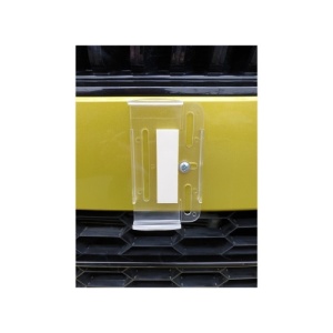 Set 4 suporti numar inmatriculare superslim transparent - Img 2