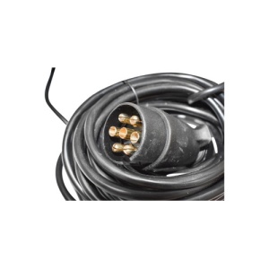 Set lampi magnetice pentru remorca, fisa 7 pini, cablu intre stopuri de 2.5m, cablu fisa 7.5m 12 V Cod: BK69080 - Img 2