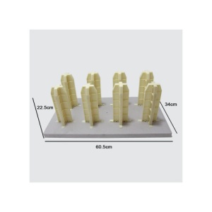 Stand de depozitare pentru 8 role de folie sau autocolant, dimensiuni 34x60 cm Cod: STD-8R - Img 1