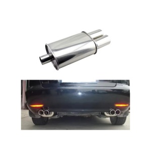 Toba sport inox dubla, diametru intrare 60 mm, lungime totala 550 mm, corp 320 mm Cod: 801212-7676P - Img 6