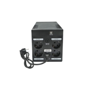 UPS 1000VA/720W cu baterii 2x7.5Ah si 4 prize shuko, LCD, USB Cod: BK69766 - Img 3