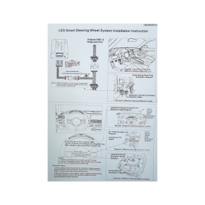 Volan sport carbon cu display compatibil BMW Seria 5 F10/F11/F07, Seria 6 F06/F12/F13, Seria 7 F01/F02, Cod: OCH-16 - Img 2