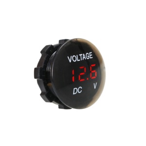 Voltmetru 12-24V /5-30V cu LED Rosu Cod: DS400B - Img 2