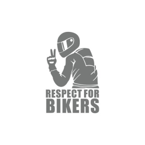 Abtibild "Respect For Bikers" diverse culori Cod: XL-01 - Img 2