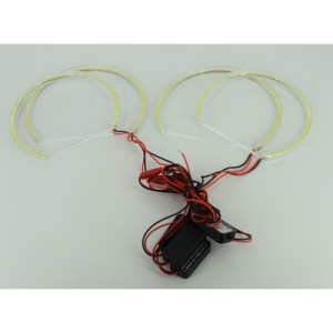 Angel Eyes COB compatibil BMW seria 3 E90 (far fara lupa) - Img 3